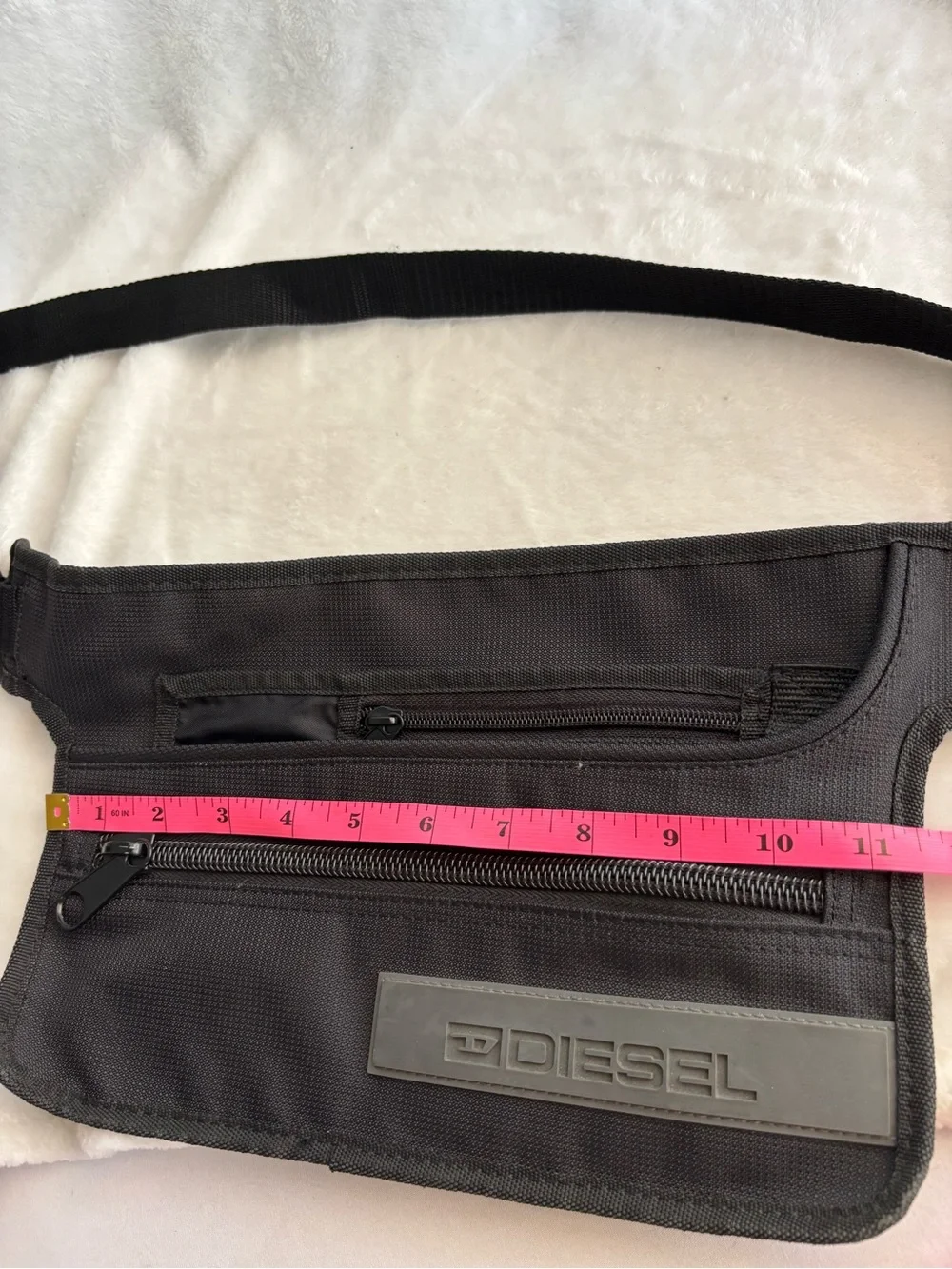 DIESEL Belt Bag Fanny Pack Black Adjustable Strap